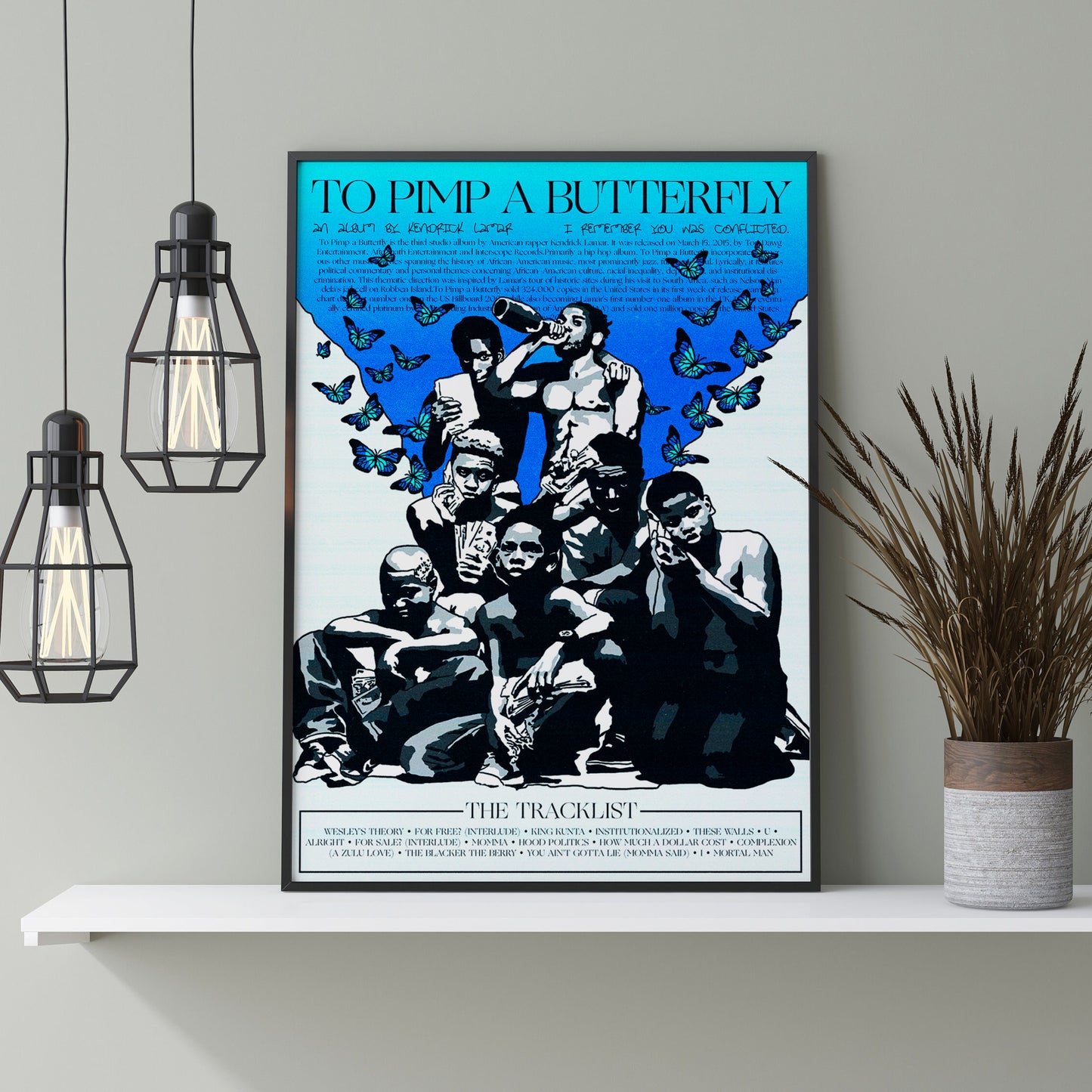 KENDRICK'S BUTTERFLY (RETRO) POSTER