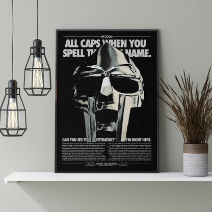 ALL CAPS POSTER
