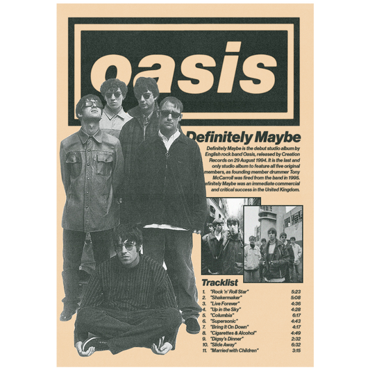 DEFINITLEY MAYBE OASIS POSTER